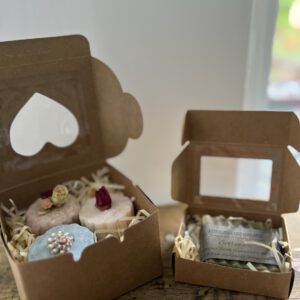 LITEN LÅDA FÖR 1 TVÅL /KLEINE BOX FÜR 1 SEIFENSTÜCK
